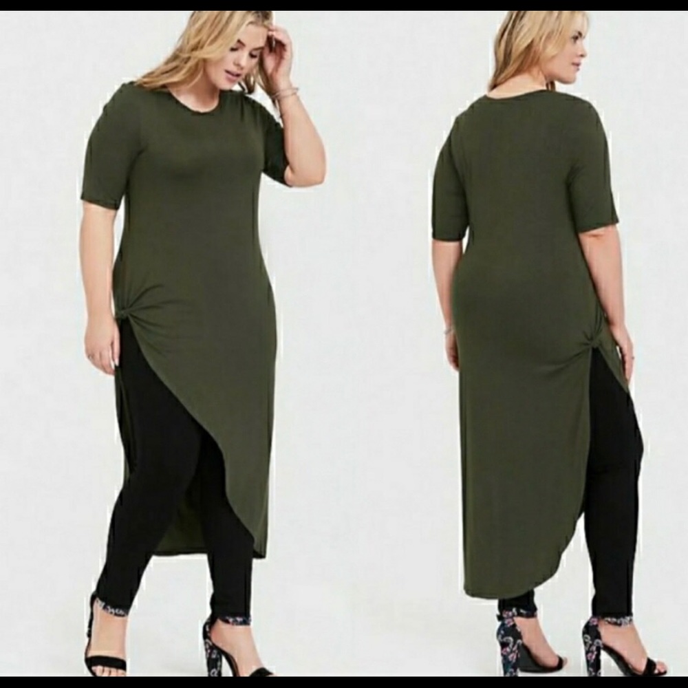 torrid asymmetrical tunic